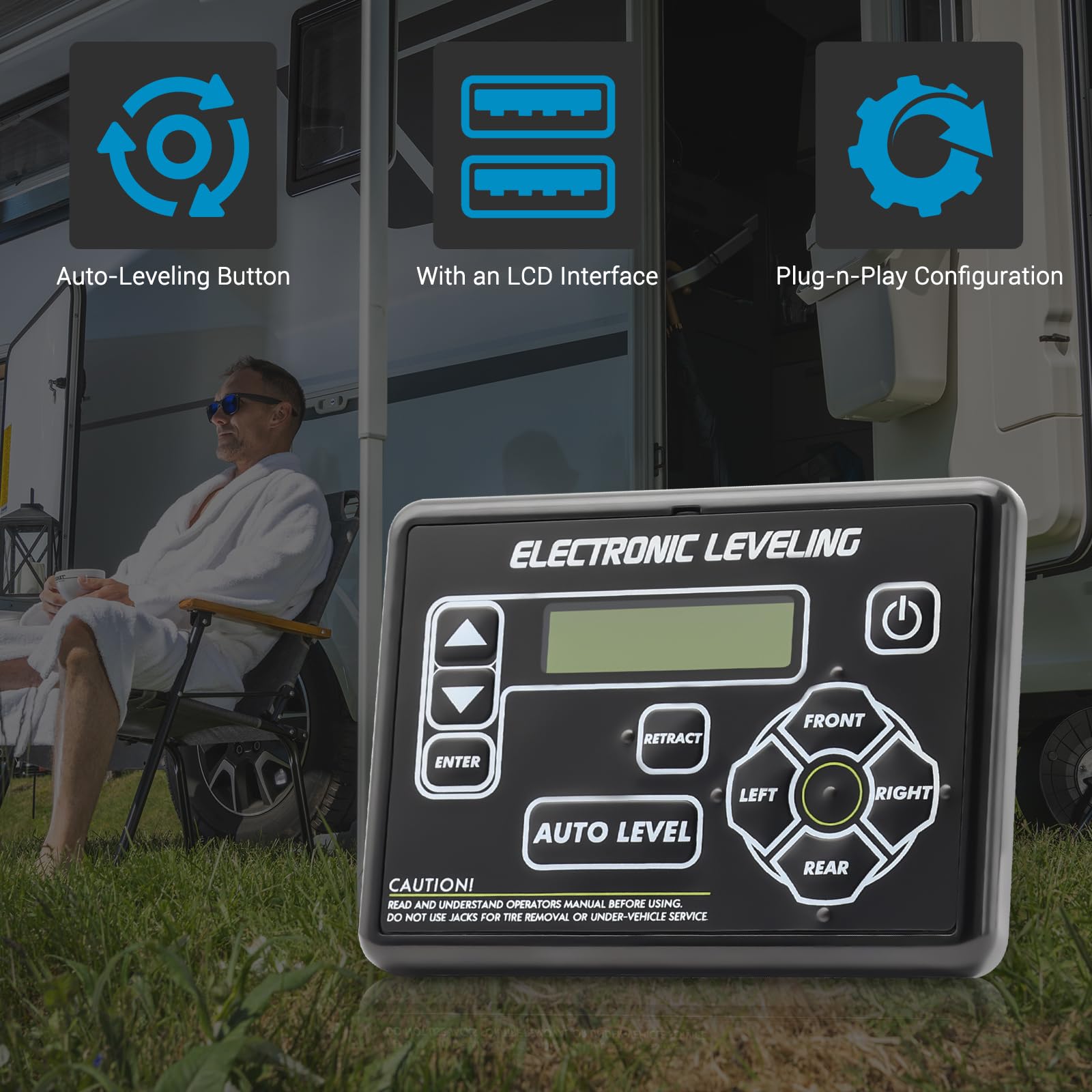 Snapklik.com : 421484 RV Auto Leveling System For Lippert Rv 5th Wheel ...