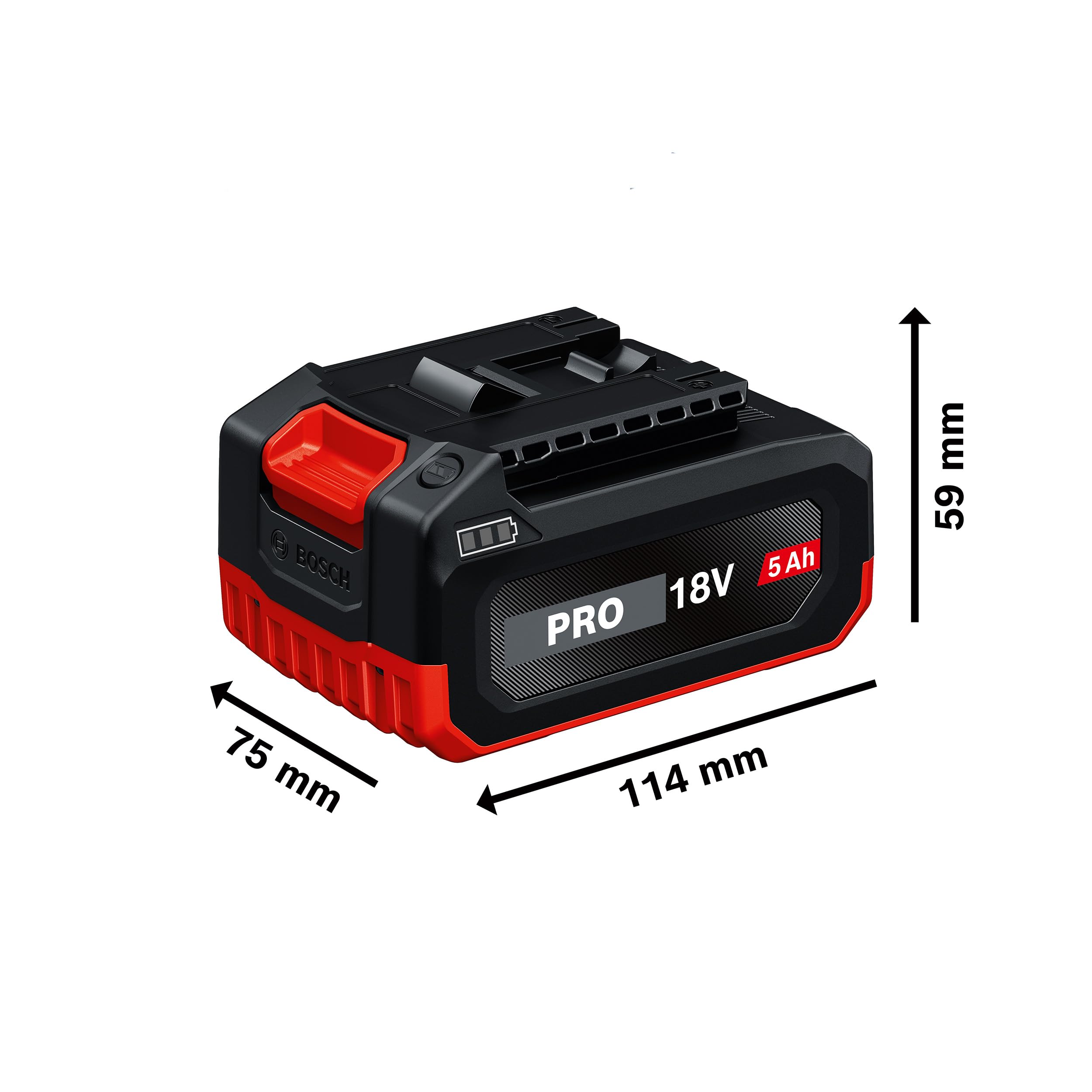 Bosch PRO 18V System Kit combiné : GSR 18V-65, GBH 18V-26, GWS 18V-11, 1x GBA 5.0Ah, 1x EXBA 5.5Ah, GAL 12V/18V-80, M-BAG