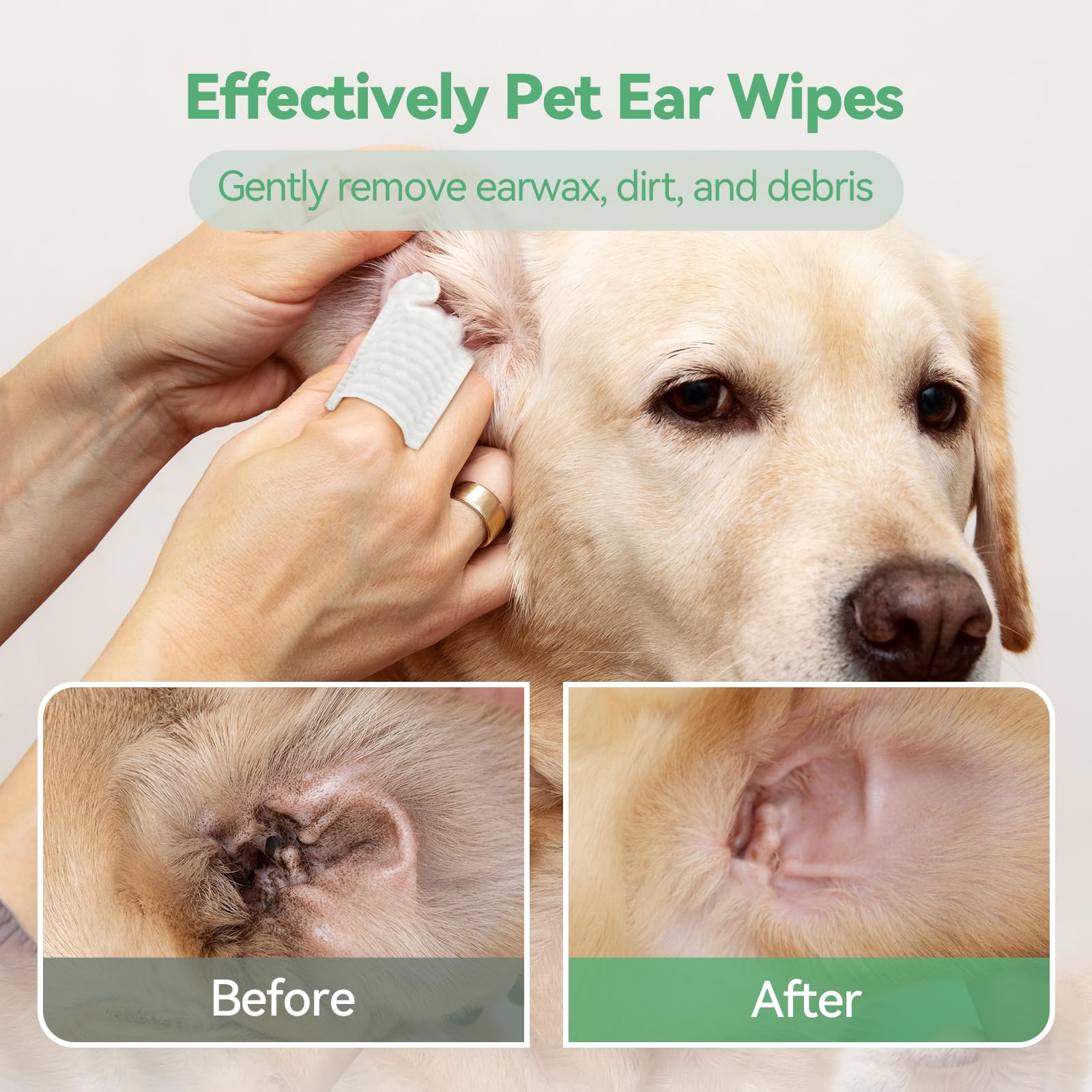 Amazon | Fldofaves 犬 猫 耳掃除 イヤークリーナー 犬 ペット 低刺激