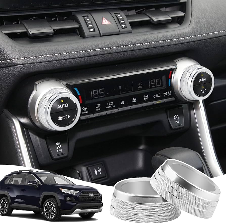 Amazon | Auovo トヨタ RAV4 50系 専用 エアコンダイヤルリング