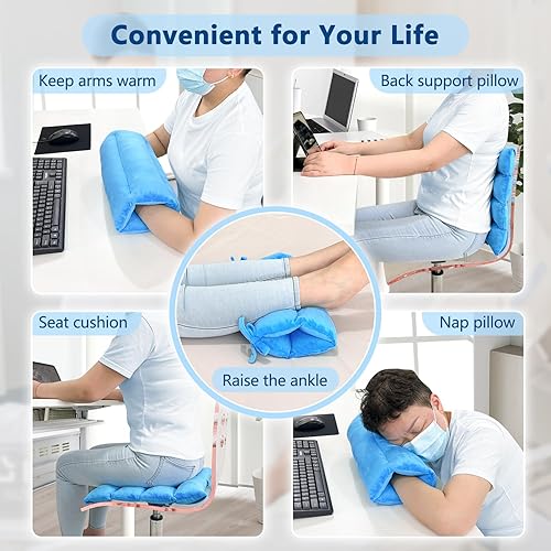 Miniatura 6 de Almohada de elevación de brazo poscirugía, reposabrazos de hombro para cama, almohadillas de apoyo para piernas, almohadas de mano, tobillo, muñeca
