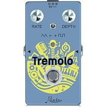 Rowin RE-07 Tremolo Pedal for Electric Guitar, Classic Vintage Amp-Style Wave, Warm Pulsating Modulation, True Bypass Compact Effect