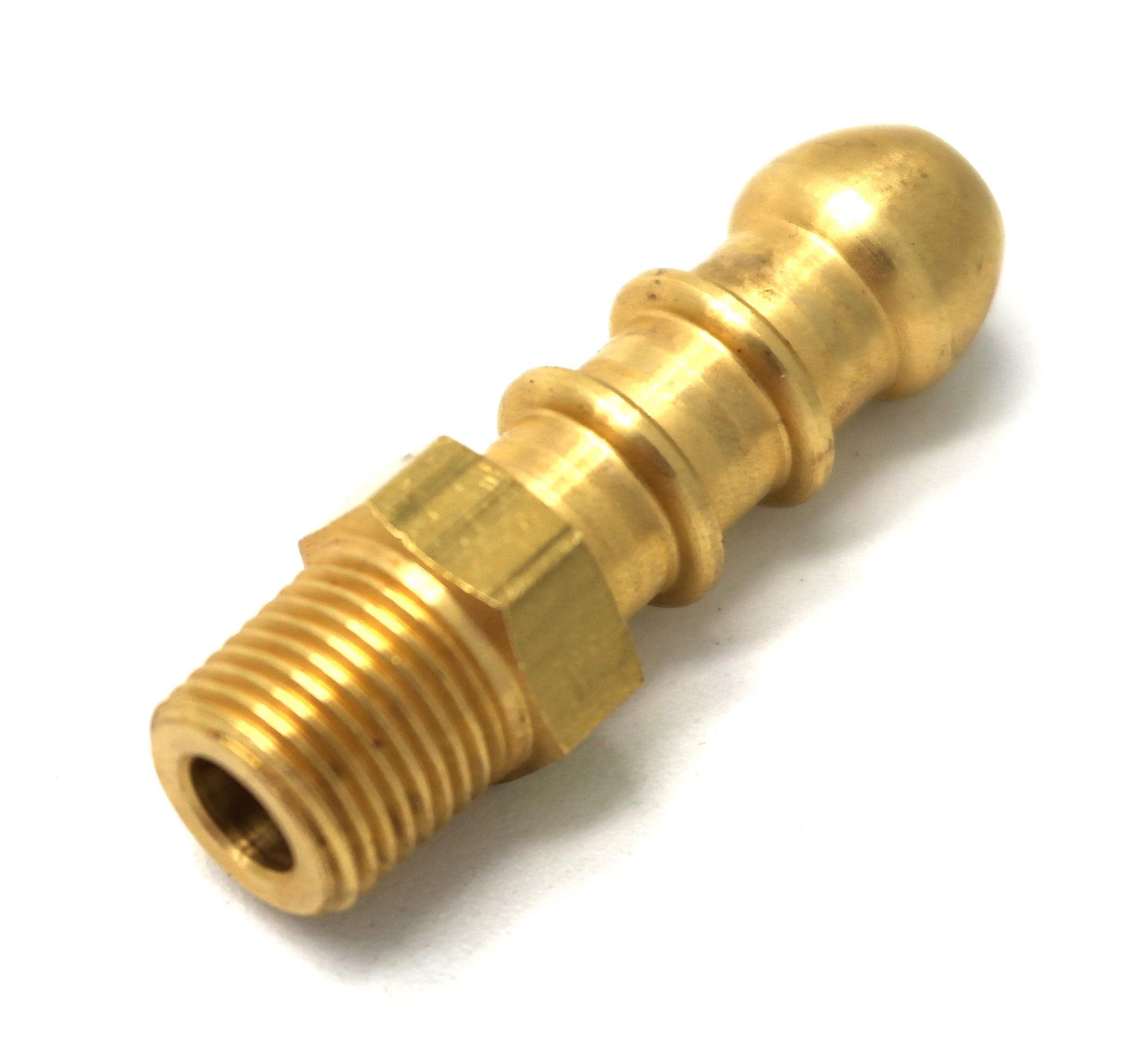 Qcl Men's British Made 1/8" Bspt Fitting To Lpg Fulham Nozzle To 8Mm I/D Hose