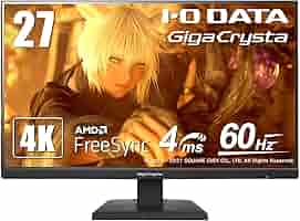 【極美品】GigaCrysta 4K モニター ADSパネル Amazon.co.jp: アイ・オー・データ IODATA ゲーミングモニター