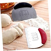 Vista 4 de Cortador de masa raspador de masa de grado alimenticio, cortador de masa con báscula de acero inoxidable