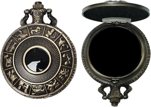 Obsidian Scrying Mirror, Natural Healing Crystal Obsidian Mirror with Bag, for Divination, Meditation, Healing, Feng Shui Pocket Watch-3