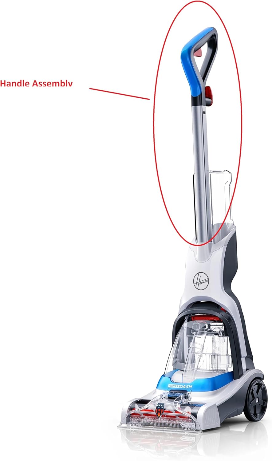 Handle Assembly Compatible with Hoover PowerDash Pet Advanced FH55000v FH55010 FH55050Compact Carpet Cleaner