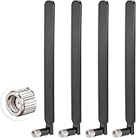 Vista 1 de Bingfu Cámara de rastreo celular de largo alcance 0.14 oz, antena LTE 6dBi (RP-SMA macho) (paquete de 2) compatible con Spypoint Link Micro Solar