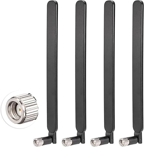 Bingfu Cámara de rastreo celular de largo alcance 0.14 oz, antena LTE 6dBi (RP-SMA macho) (paquete de 2) compatible con Spypoint Link Micro Solar