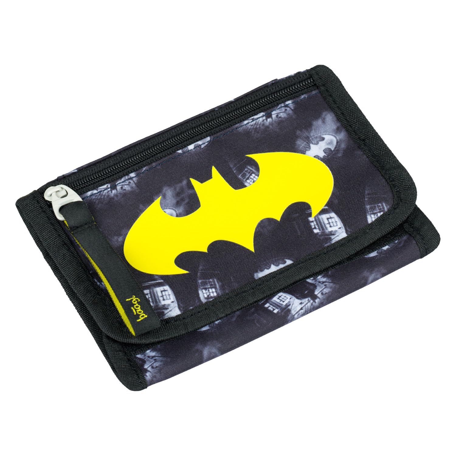 Baagl Portamonete Per Bambini – Portafoglio Per Ragazzi – Mini Portafoglio Portamonete, Batman Dark City-image