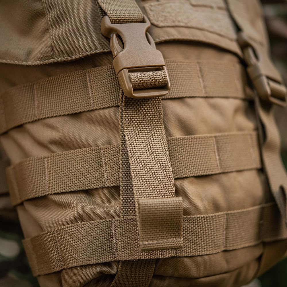 M-Tac Taktische MOLLE-Tasche „Sucharka“ Gen.3 – Cordura 500D, Woojin-Verschluss, Militärische Ausrüstung, Outdoor, Survival, Coyote