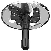 Vista 2 de Waring Comercial WFP11S4 Procesador de alimentos ajustable Disco de rebanado, negro/plata