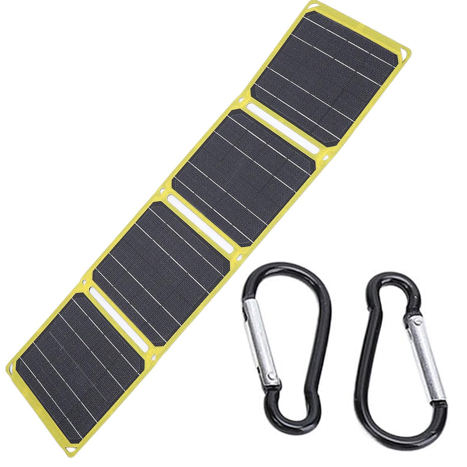 Practical 40W Foldable Solars Panel with USB and Port Sturdy ETFE Materials Designs for Travel and Emergencys Use Outdoor Camping Solars Panel