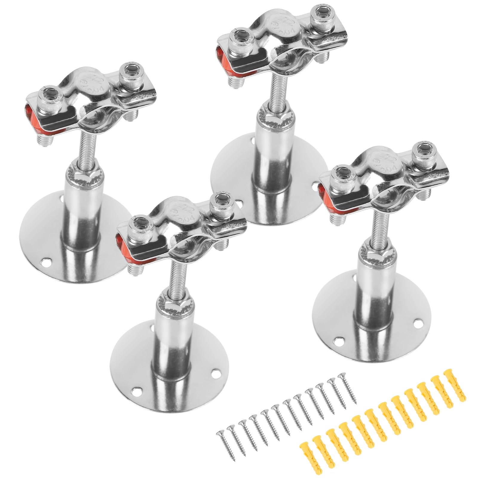 LALAGO 4 x Pipe Bracket Adjustable for Diameter 19-22 mm