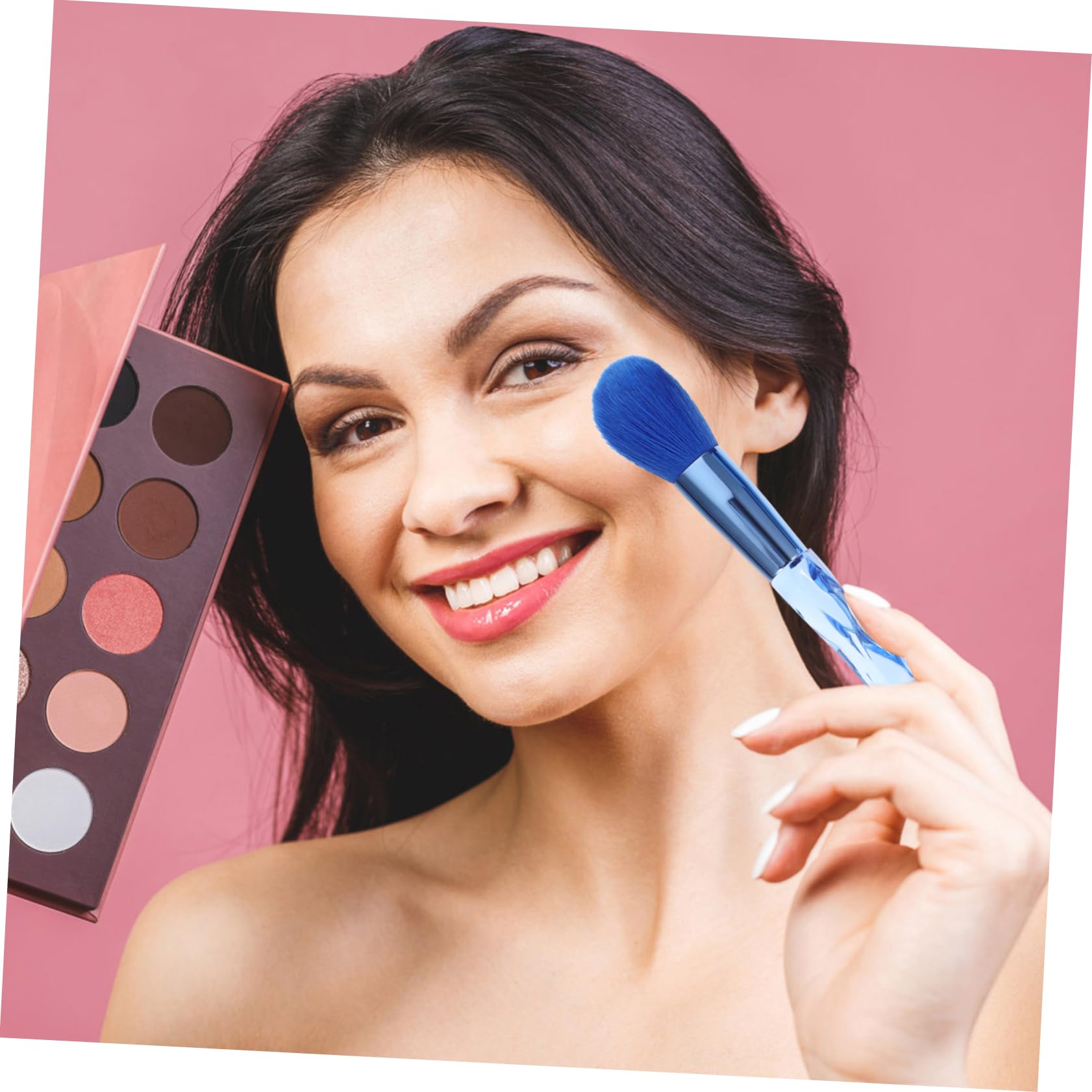 FRCOLOR 30stücke Teiliges Makeup Pinselset Mit Transparentem Kristallgriff Professionelle Schminkpinsel Für Foundation Puder Und Concealer Sanfte Borsten Für Empfindliche Haut Perfektes
