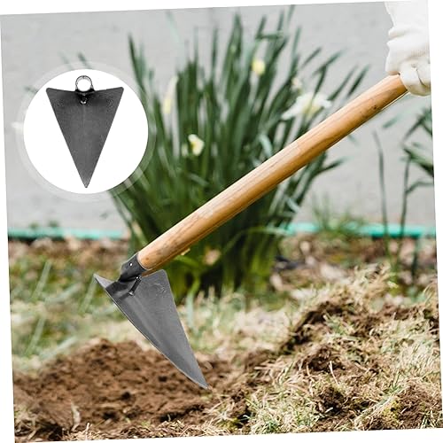 Miniatura 3 de DOITOOL Herramienta de azada de deshierbe ligera azada de jardín para excavar herramienta de jardinería gris plateado