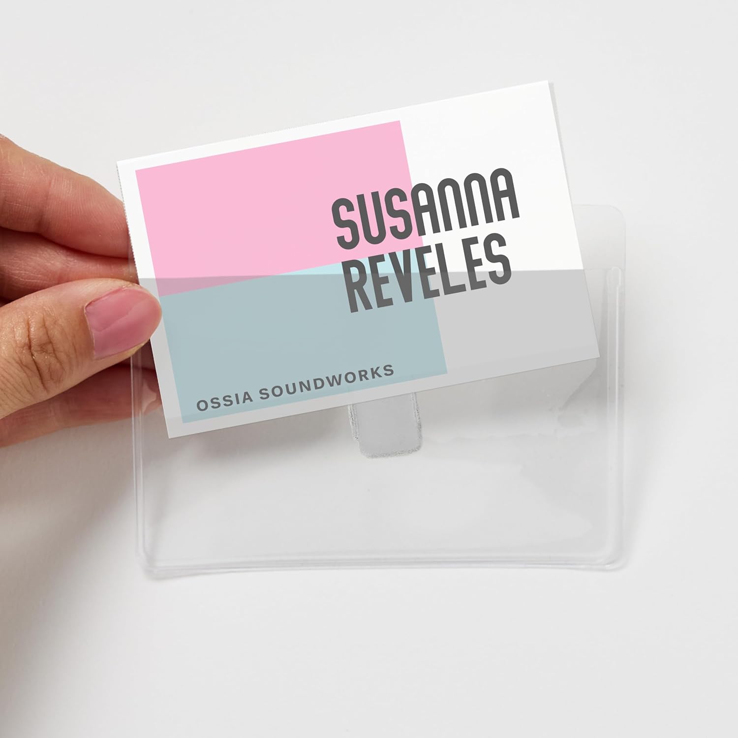 Avery Customizable Name Badge Inserts, 2.25" x 3.5", White, 400 Printable Name Tag Inserts (5390), Pack of 5