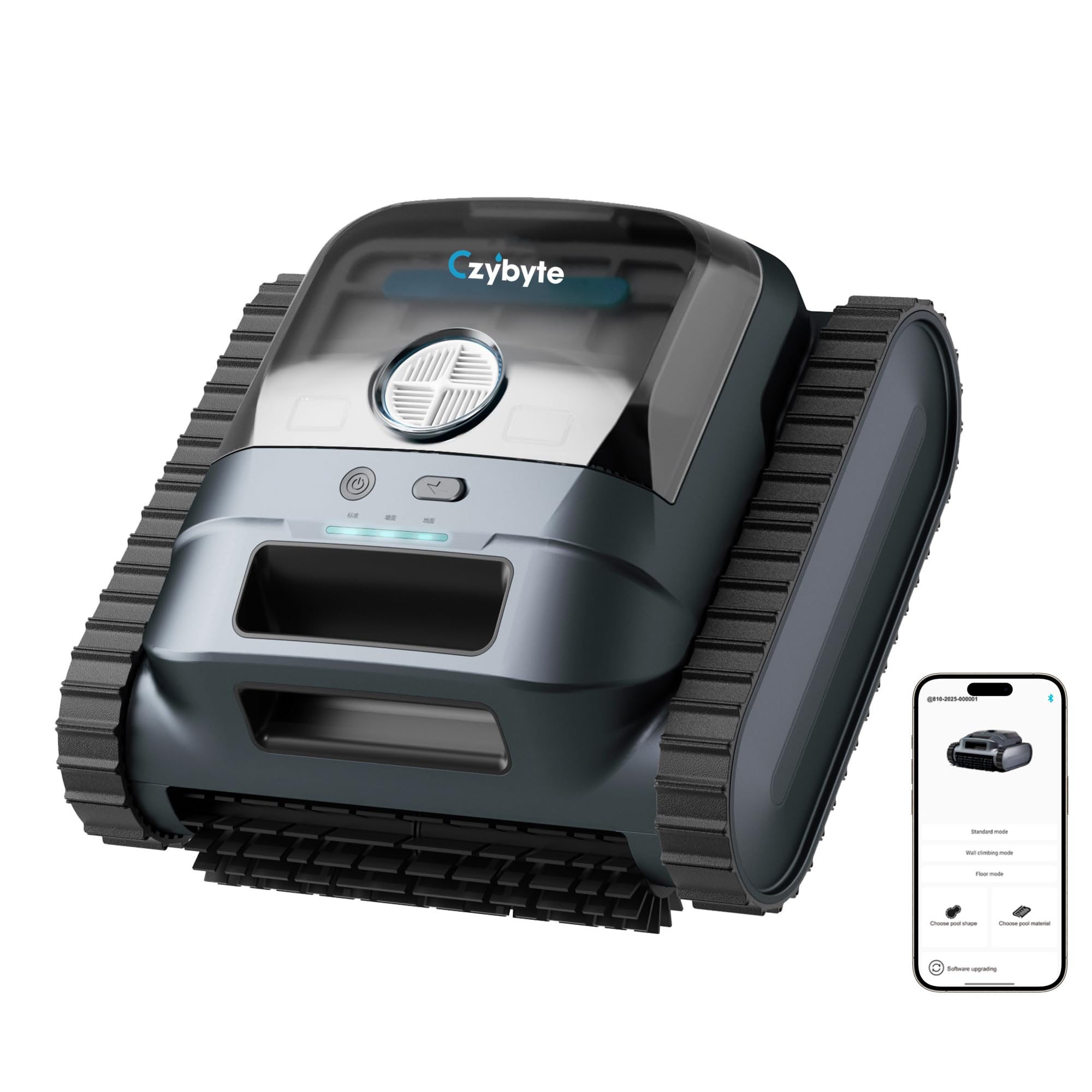 View 1 of ***SEE NOTES****CZYBYTE Robotic Pool Vacuum Cleaner