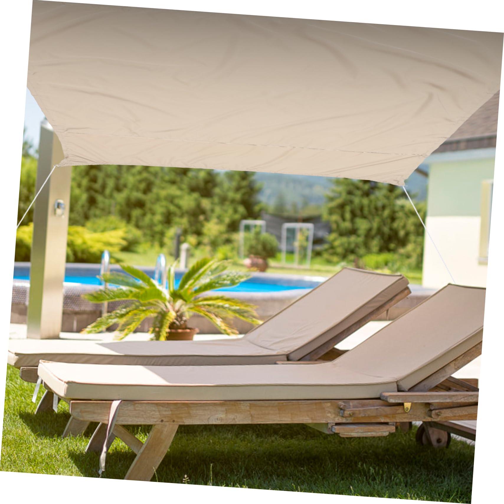 BESPORTBLE Bâche De Solaire Résistant Aux UV pour Balcon Et Jardin Facile à Installer Et Démonter pour Créer De Ombrage Extérieur