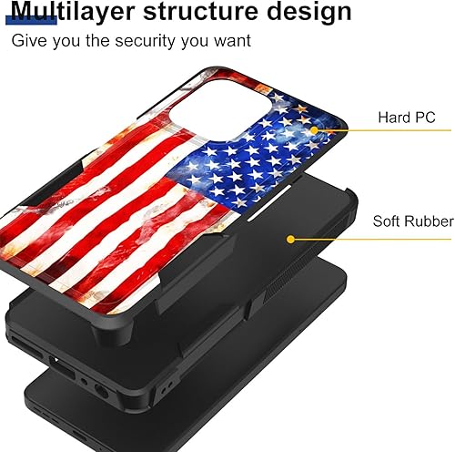 Miniatura 9 de KJFHDJFDH Funda para Moto G Stylus 5G 2023, híbrida de doble capa, resistente, resistente, a prueba de golpes, de policarbonato duro + funda