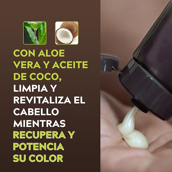 Just For Men Control GX Champú Reductor de Canas para Hombre, Reduce Las Canas Gradualmente en Cada Lavado, Con Aceite De Coco Y Aloe Vera, Para Todos Los Tonos, 118ml - 5