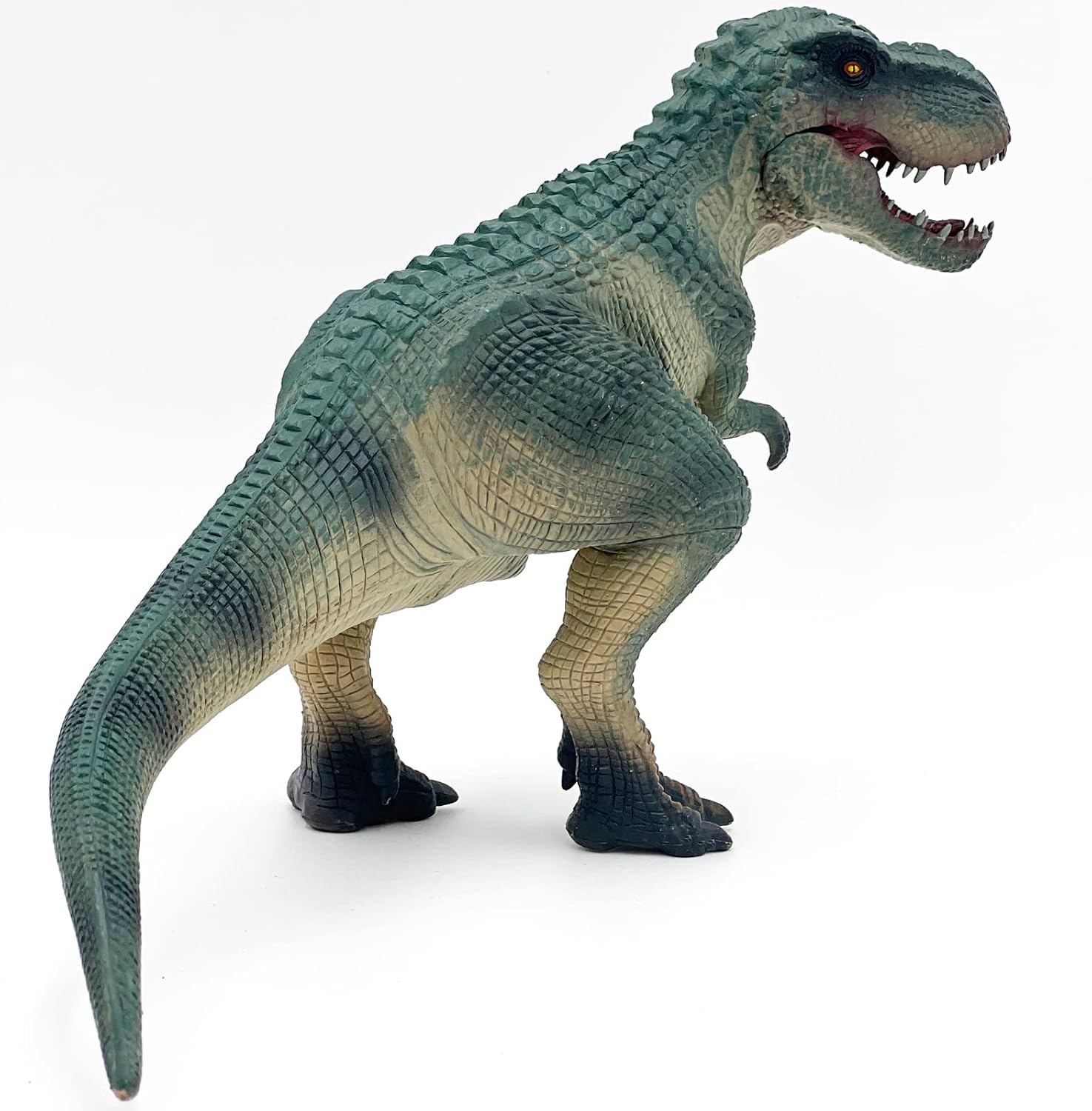 Gemini & Genius Vastatosaurus Rex Dinosaur Toys,Tarbosaurus Figurine Large Dinosaur Action Figure, 12 Inches Length, Gifts for Kids or Dino Lovers