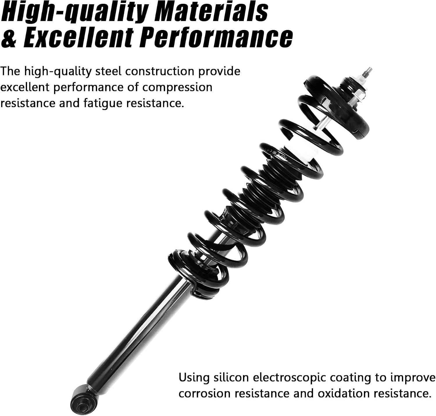 Vextone Quick Rear Struts w/Coil Springs Shock Absorber Compatible with 2003-2007 Honda Accord (NO Hybrid), 2004-2008 Acura TL Driver Passenger Replacement for 171372