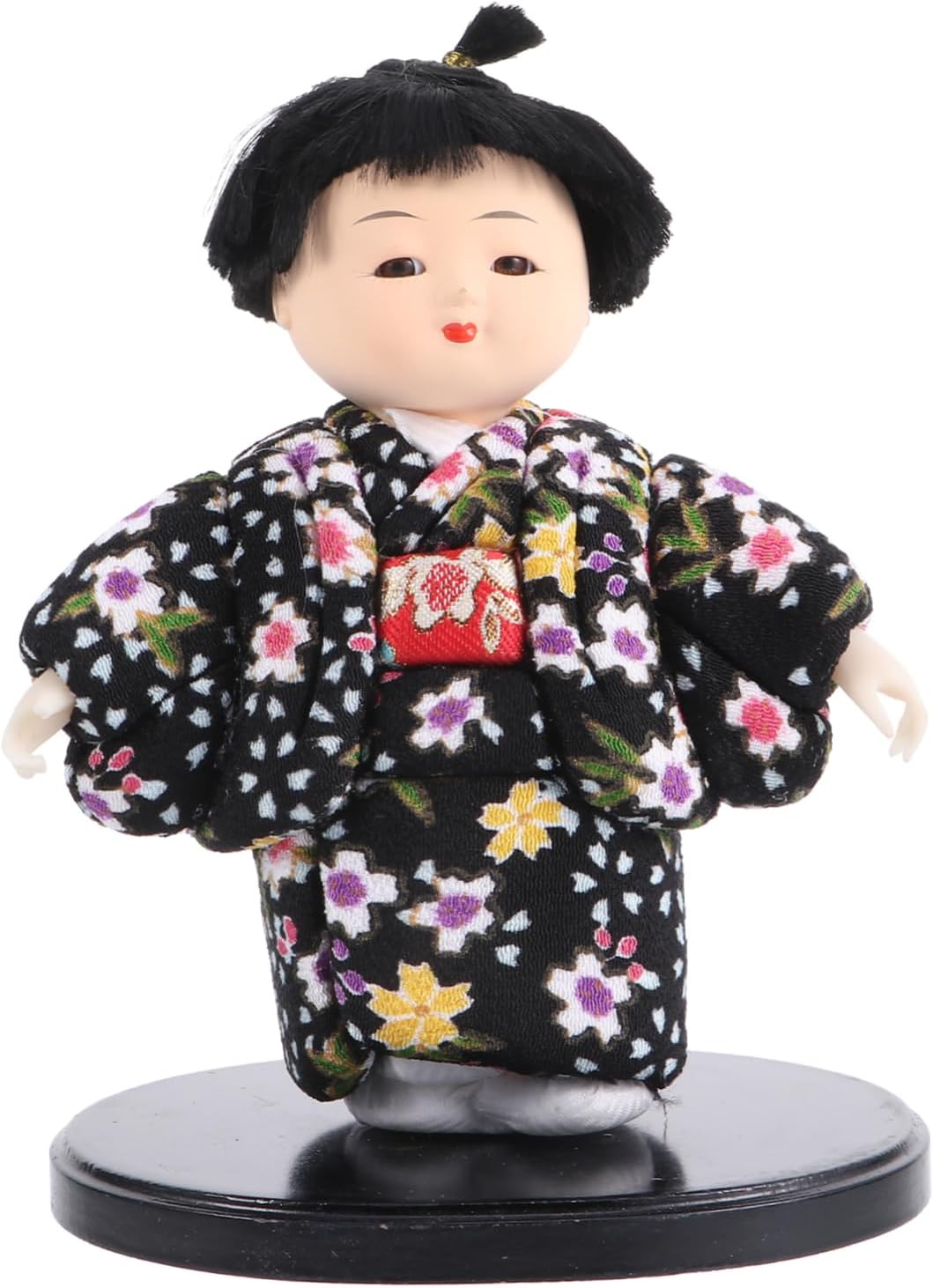 Japanese Doll Figurine Handcrafted Adornment for Home Decor Friends for Bedrooms Offices and Shops Small Random Patterns