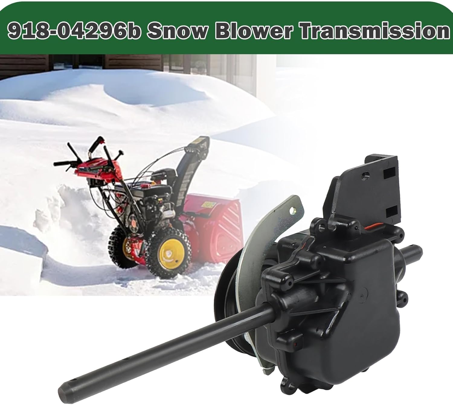ALL-CARB 918-04296B Snow Blower Transmission Replacement for MTD 31a-32ad700 618-04296B 918-04296 Transmission Snow Assembly