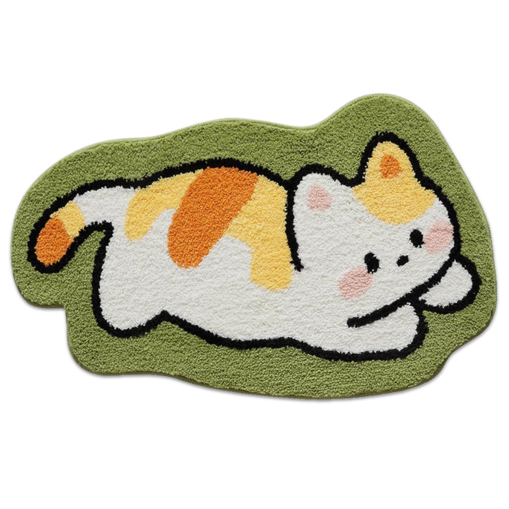 Tapis de bain pour chat extra absorbant et doux lavable en machine 50x81 cm
