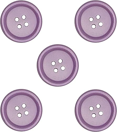 Miniatura 6 de Libiline 100 piezas de resina con botones de color sólido, 4 agujeros, para hacer tarjetas de costura, suéter (multicolor, 1116 pulgadas)