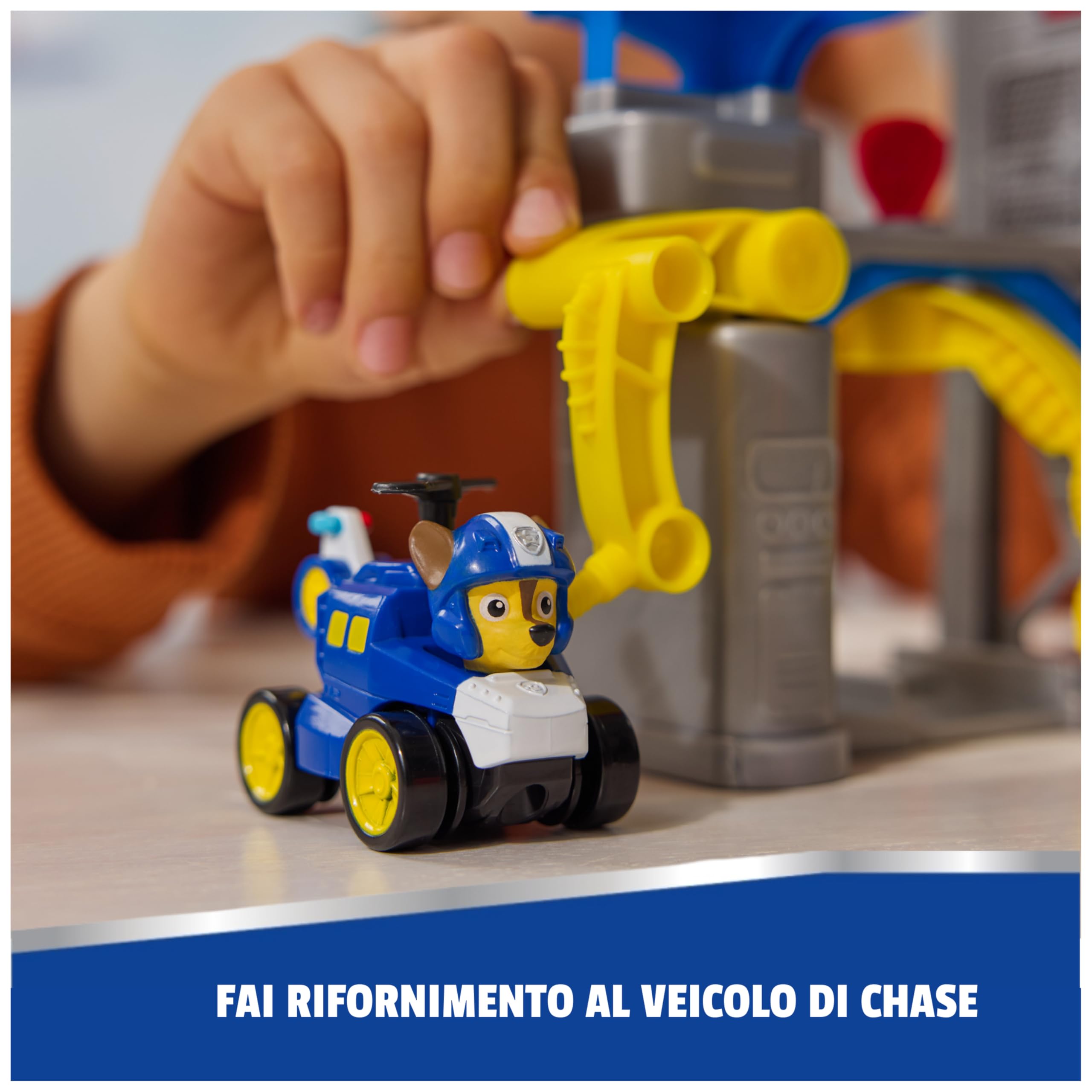 Paw Patrol, Air Rescue, Set Di Gioco Pup Squad Aeroporto Di Adventure Bay | Torre Alta Oltre 30 Cm, 7 Aree Di Gioco, Centro Di Comando, Stazione Di Rifornimento, Lanciatore