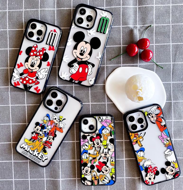 Miniatura 2 de Funda para iPhone, diseño divertido de Minnie y Mickey Mouse de dibujos animados para niñas y niños, funda protectora de TPU avanzada Kawaii para