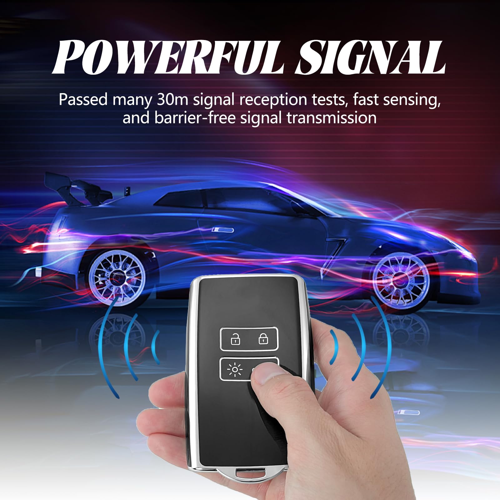 Smart Key Cover Chiave Guscio Carta Adatto per Renault Scenic 4 Megane Talisman Koleos Kadjar Clio Captur Espace Zoe Arkana Dacia Duster