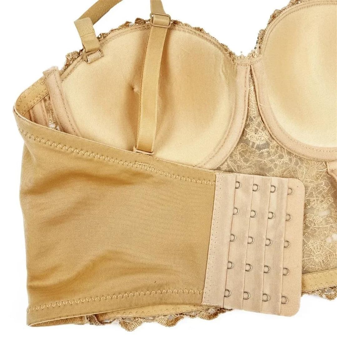 Yeuyyben Corsetto da donna canotta con strass senza maniche slim fit club party palcoscenico performance crop top