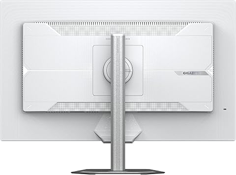GIGABYTE M27UP ICE 27 SS IPS Dual-Mode Gaming Monitor (Beyaz), 4K UHD 160Hz / FHD 320Hz, 1ms GTG, Mat Ekran, HDMI 2.1 & DP 1.4, DisplayHDR 400, KVM & USB-C, G-SYNC Compatible