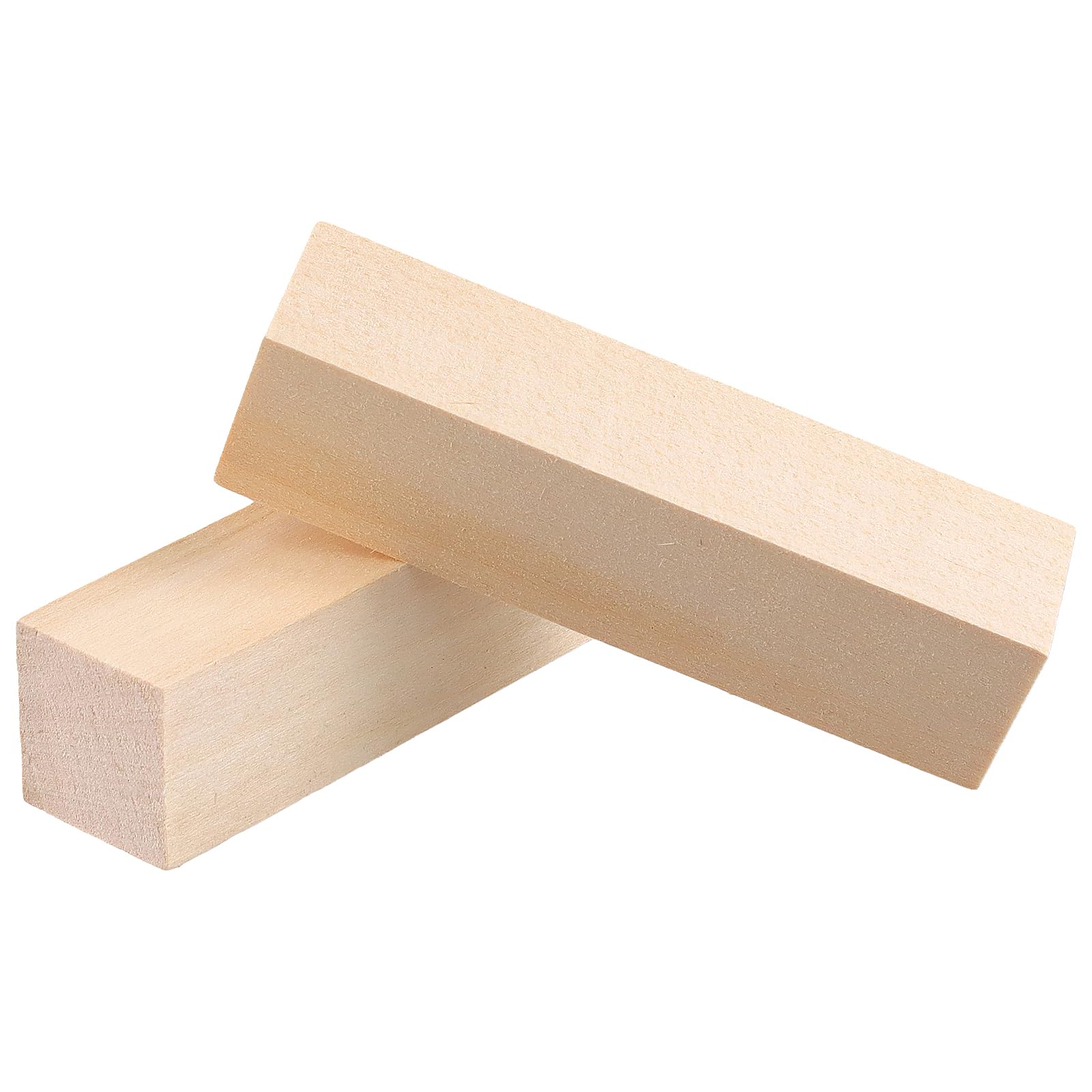MUKCHAP 50 PCS Basswood Blocks, 10x2.5x2.5cm Smooth Blank Blocks, Unfinished Wood Squares for DIY Crafts Ornaments, Engraving, Painting - Image 4