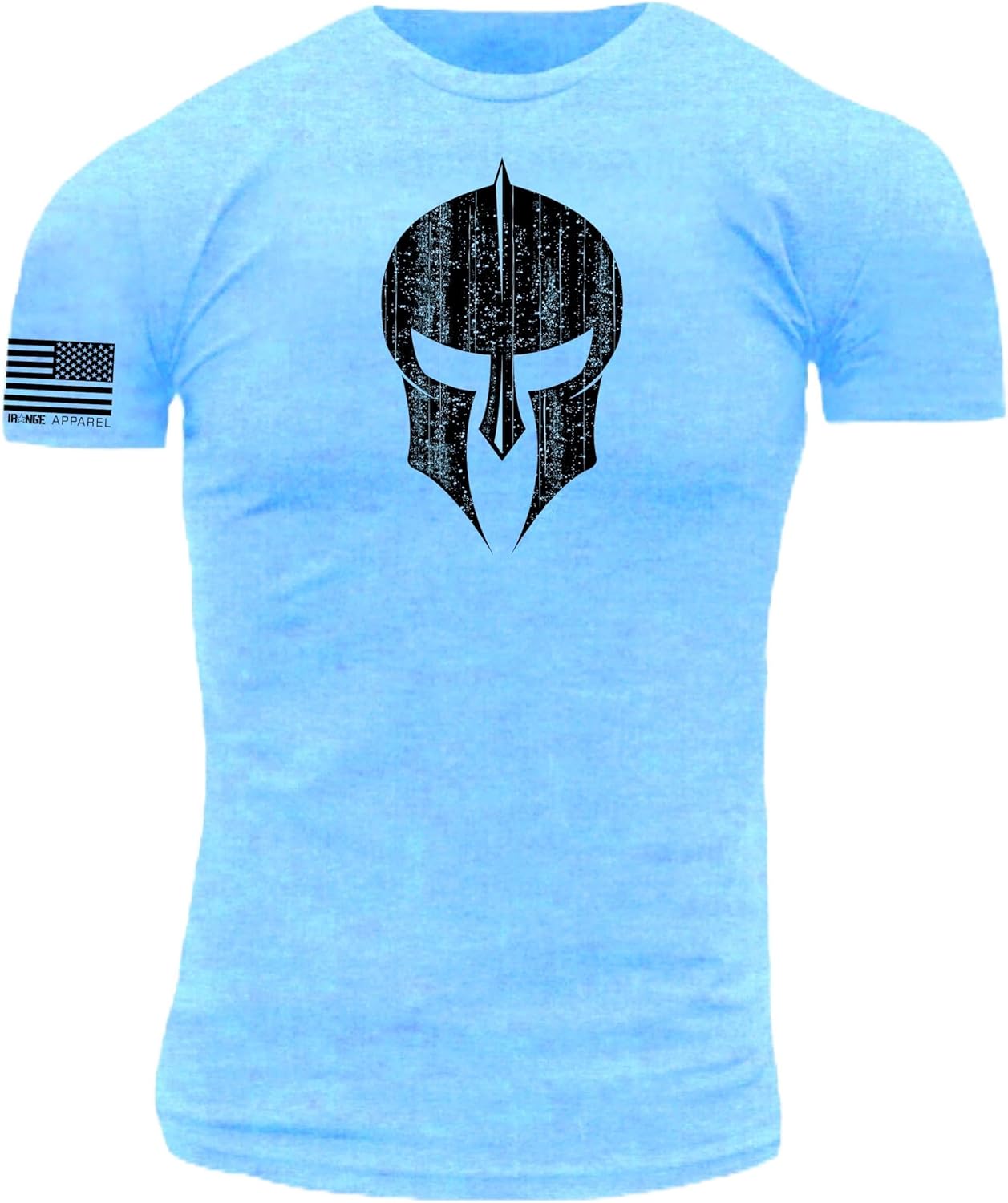 Distressed Spartan Hoplite Warrior Premium Performance Blend Athletic Fit T-Shirt