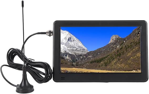 Portable TV with a 6 inch Screen, Compact LED Digital TV with a Built in Tuner USB Memory Card Support, Ideal for Camping car use