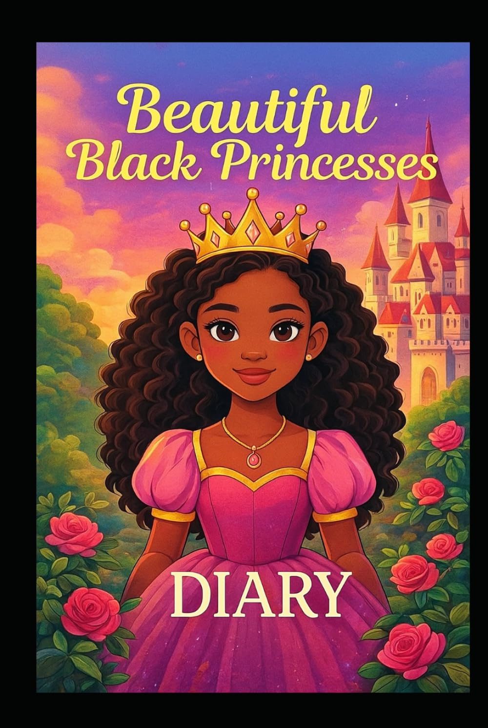 Beautiful Black Princesses Diary – With Hidden Princesses & Coloring Pages!