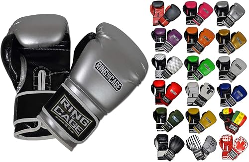 Miniatura 1 de Guantes de boxeo para entrenamiento de gimnasio (platanegro, regular-12oz)