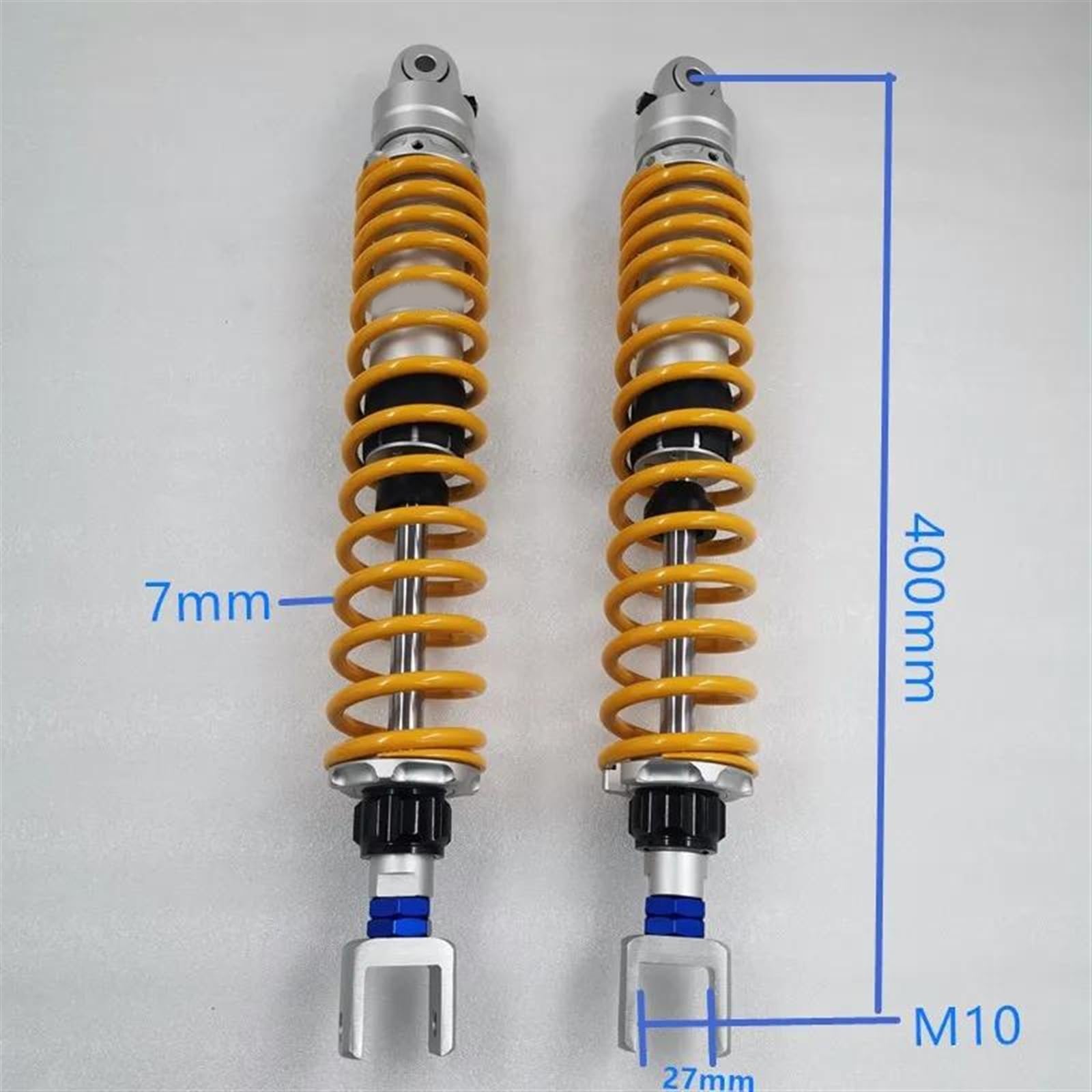 Amazon.co.jp: 400mm 440mm バイク用ショックアブソーバーホンダ 