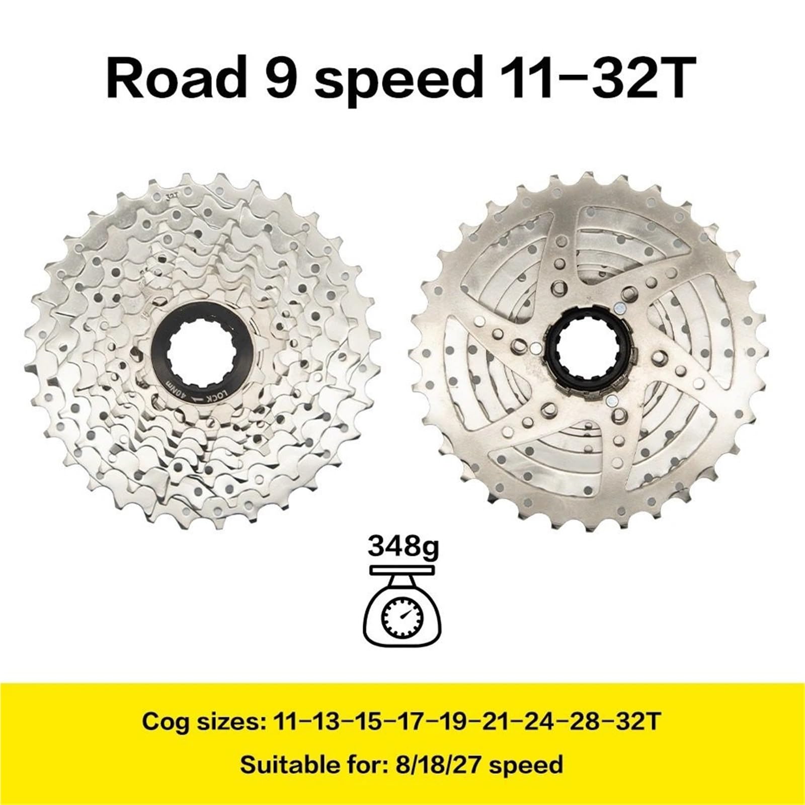 Kaseta Rowerowa Pasuje do ThinkRider Road Bike 9 10 11 Speed ​​Velocidade 28T/32T Kaseta rowerowa Wolnobieg MTB Zębatka Pasuje do SHIMANO A1 X7 X5