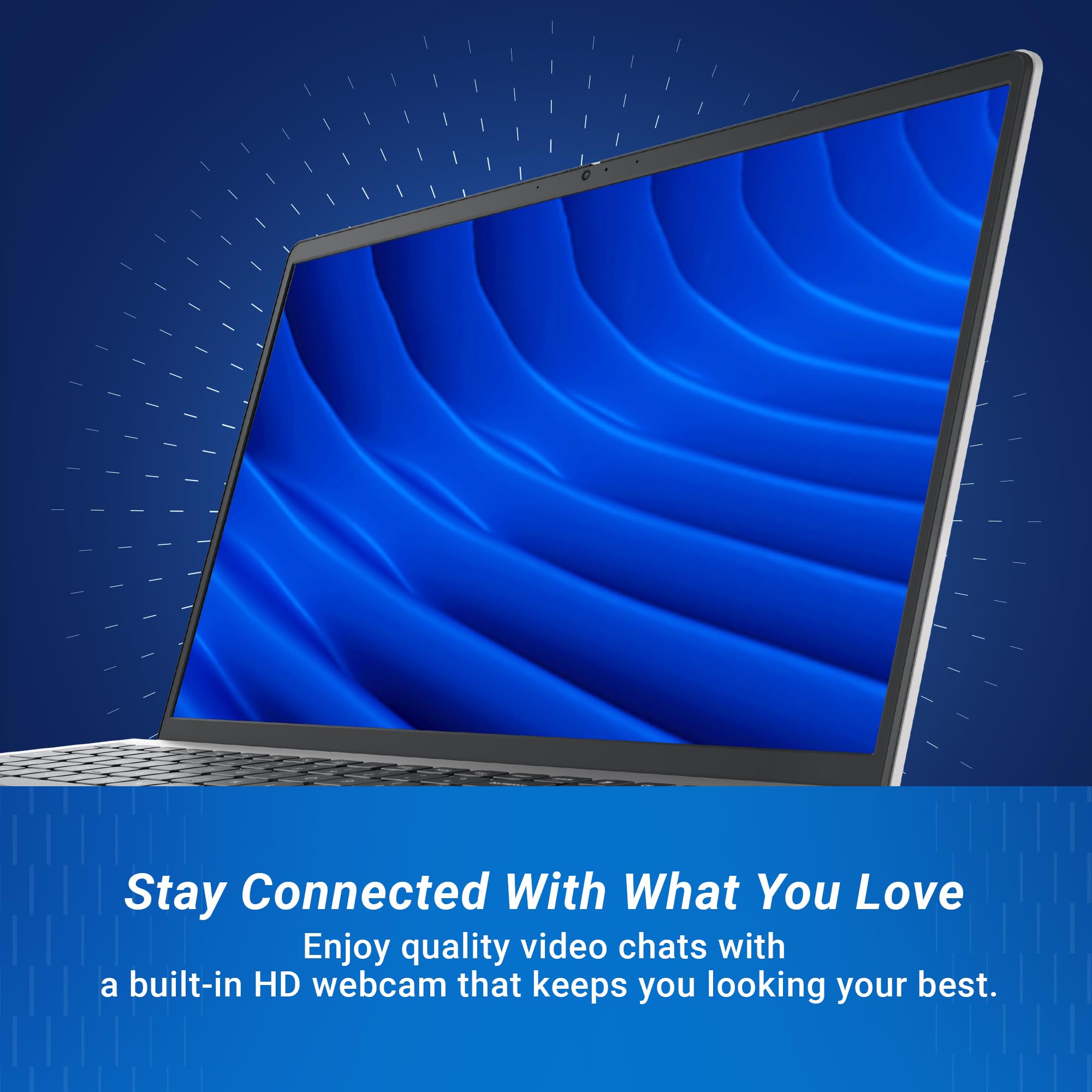 Dell 15 (Renewed) Laptop, 14th Gen Intel Core i3/Core 3 100U Processor, 4GB, 512GB, Intel UHD Graphics, 15.6" FHD IPS 250nit Display, 12m Mcafee, Win 11 + MSO'24, Platinum Silver, 1.63kg — Amazon image 8