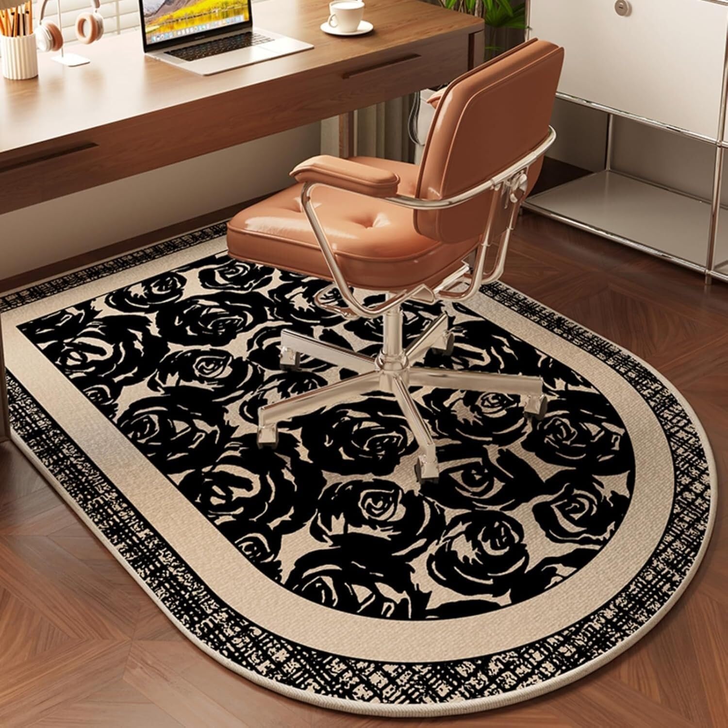 Coussin de chaise de jeu et dossier semi-circulaire scandinave classique D