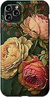 Vista 13 de Funda para iPhone 12/12 Pro Boho Shabby Chic Bohemio Rosas Vintage Flores Floral