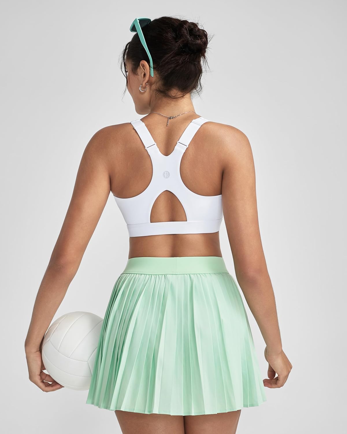 RUNNING GIRL High Impact Sports Bras for Women High Support Molded Cups, Adjustable Straps Sports Bra with Sewn in Pads - Image 3