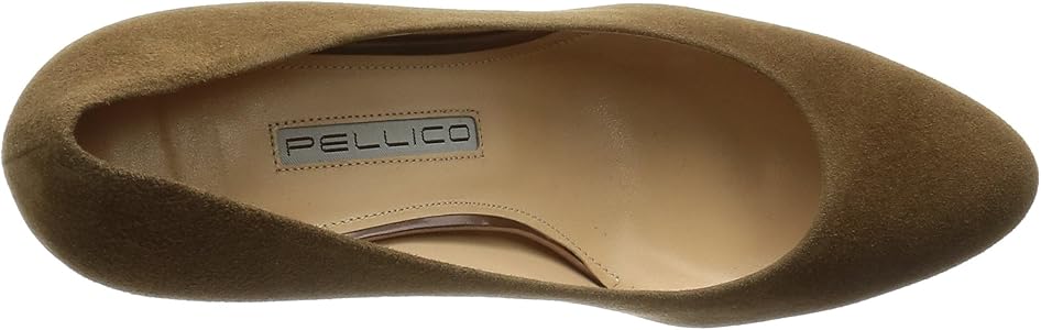 Amazon | [ペリーコ] パンプス TAXI 80 2158 スタックヒール CAM BROWN