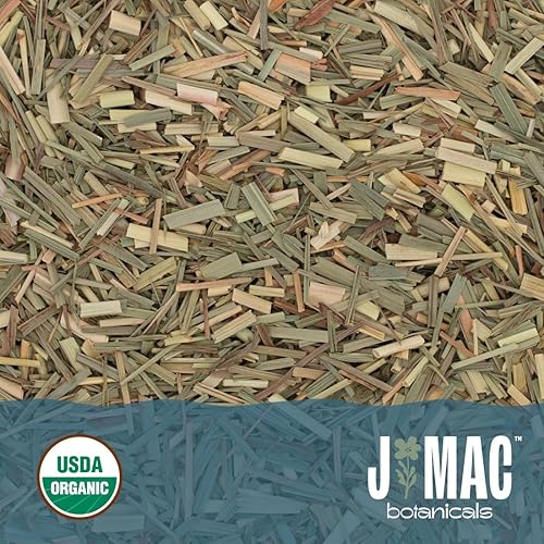 Miniatura 8 de J MAC BOTANICALS Limoncillo orgánico (16 onzas) certificado USDA orgánico, cortado y tamizado de citronela seca. Empaquetado en los Estados Unidos