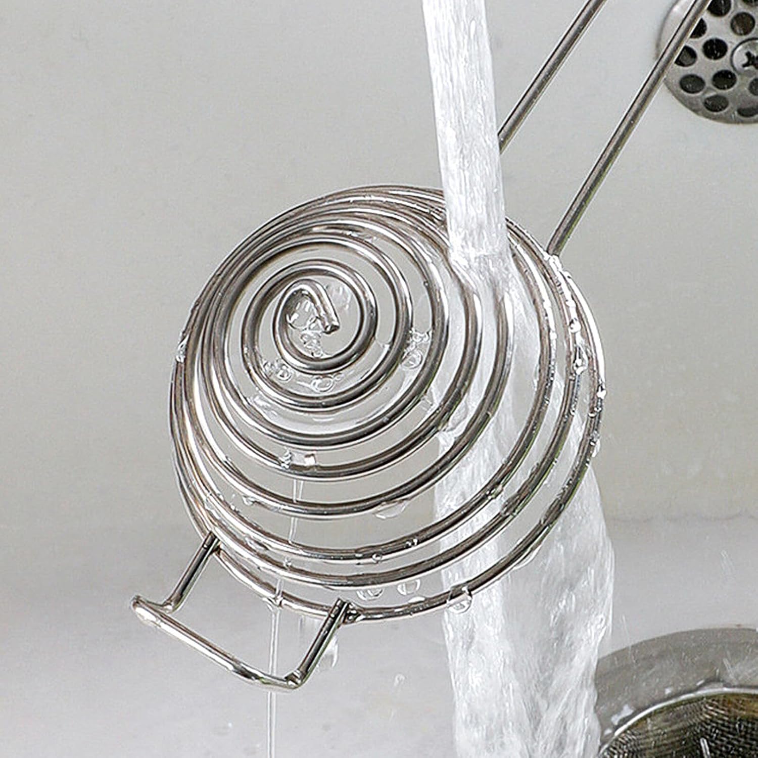 Stainless Steel Egg White Separator Ergonomic Long Handle Egg Yolk Filter for Kitchen Cooking and Baking for Household Use